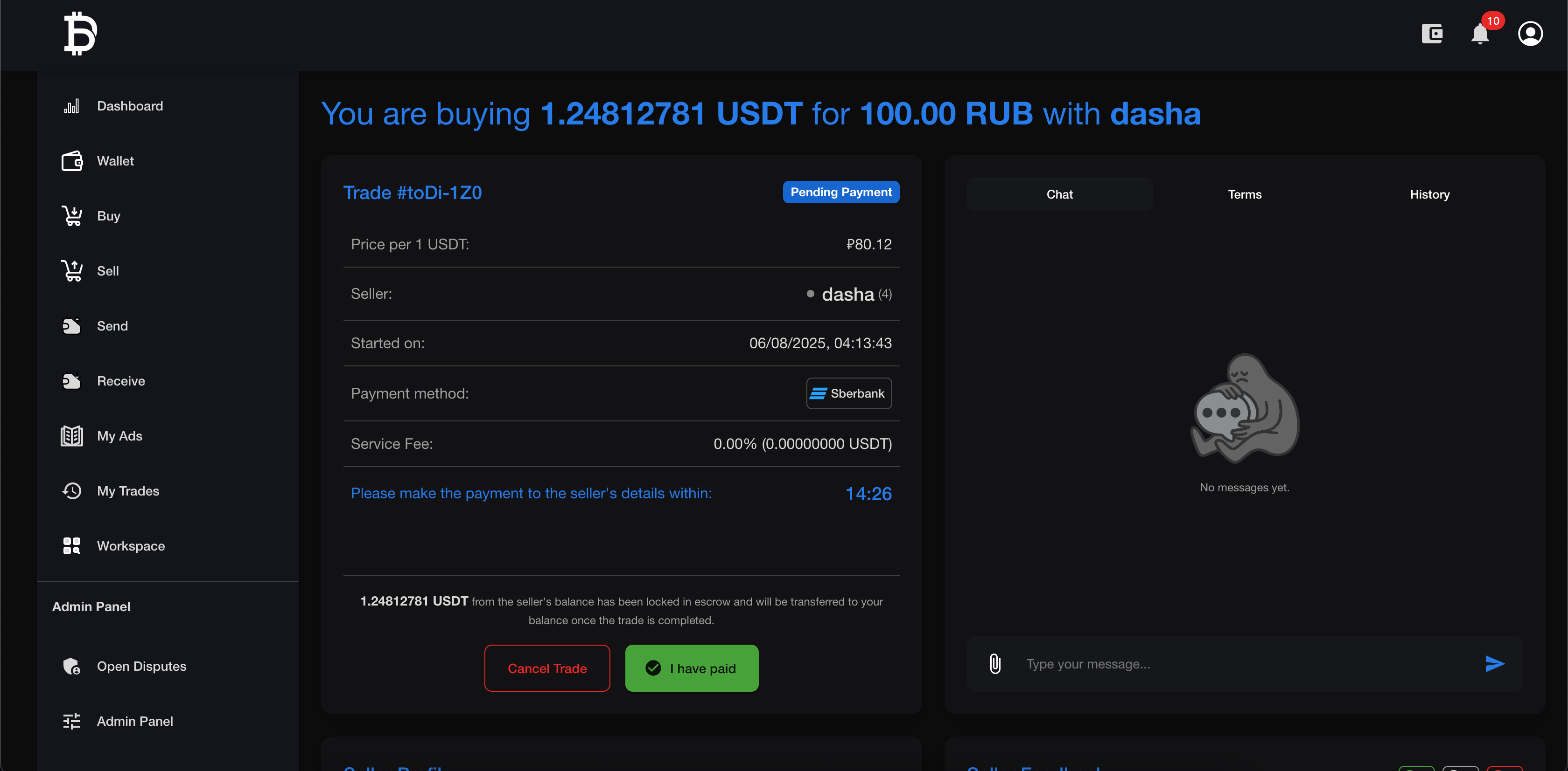 Crypto P2P project 4