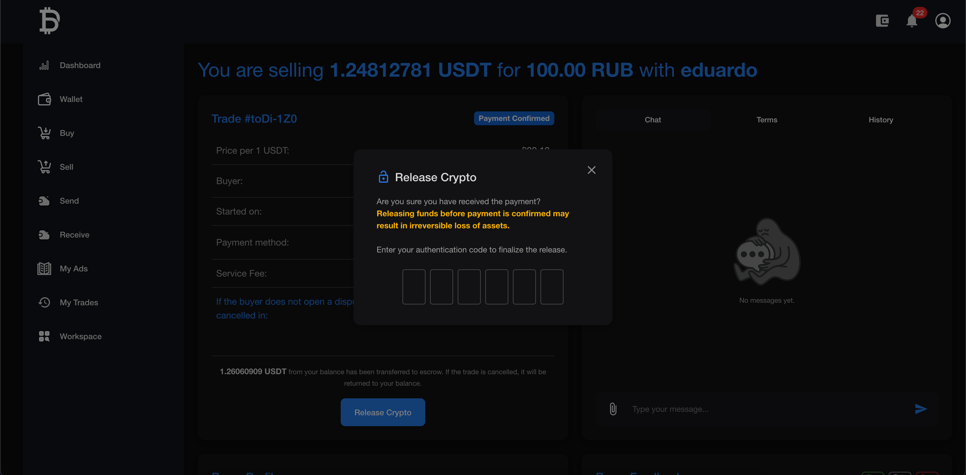 Crypto P2P project 5